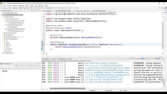 Spring Boot Bean Validations Tutorial In Telugu - Complete coding || తెలుగు లో SpringBoot first eve смотреть онлайн