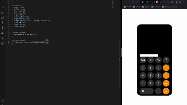Создание Калькулятора в Стиле Apple с Использованием HTML, CSS и JavaScript смотреть онлайн