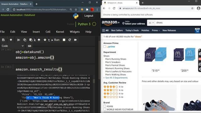 Amazon Product Search Results | Free Tool - Python , DataKund смотреть онлайн