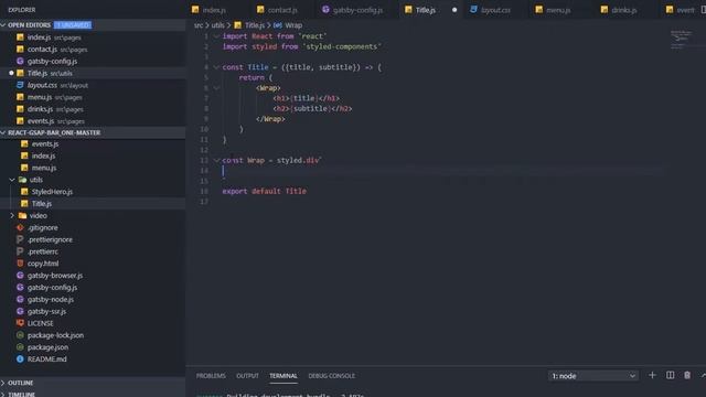 How to build a website using React with animations(GSAP) | Part 2 смотреть онлайн