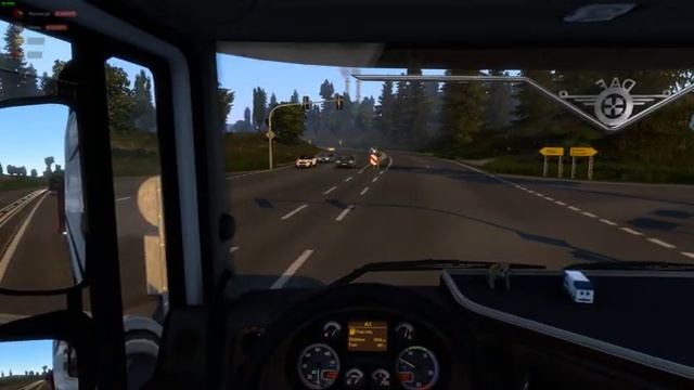 Euro Truck Simulator 2. СПБ - Рен. Конвой через всю Европу без навигатора, ч.2 смотреть онлайн