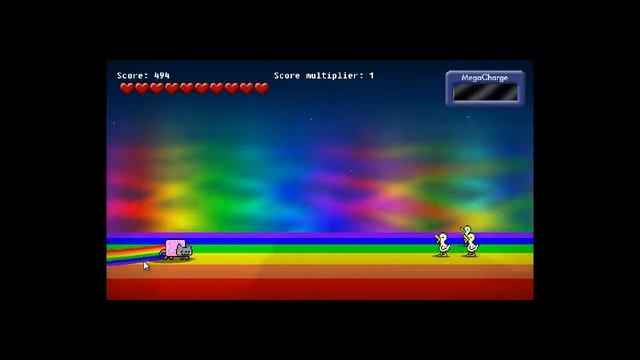 Nyan Cat Flashe Game - GamePlay смотреть онлайн