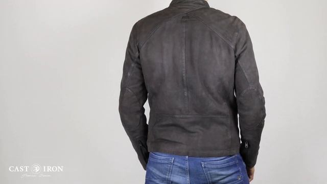 Мужская куртка из натуральной овечьей кожи голландской марки Cast-Iron