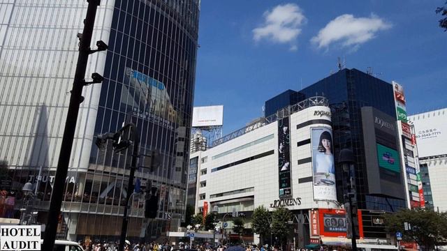 Япония Сибуя Перекресток 7 дорог в Сибуя Shibuya Crossing 8 1 Hotel Audit Отель Аудит смотреть онлайн