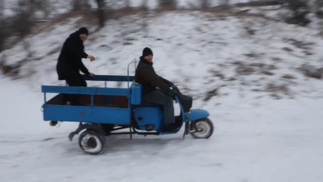 Зимний продубас на советских мотоциклах. Часть 4. смотреть онлайн