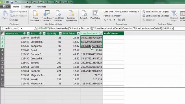 EMT 1494: DAX & Power Pivot: Allocate Invoice Header Amounts To Invoice Transaction Line Table смотреть онлайн