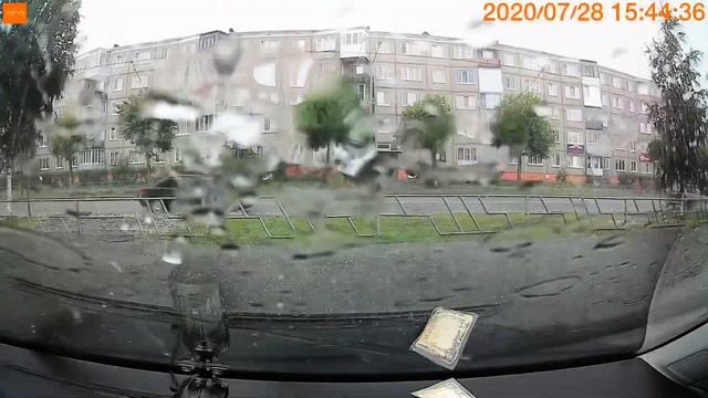 Сильнейший град в Коряжме. 28.07.2020 смотреть онлайн