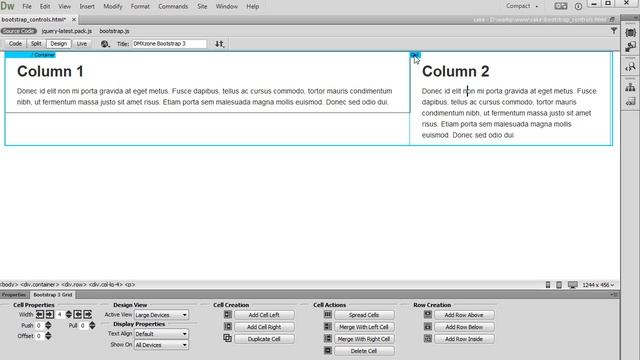 Change the Order of Bootstrap 3 Cells смотреть онлайн