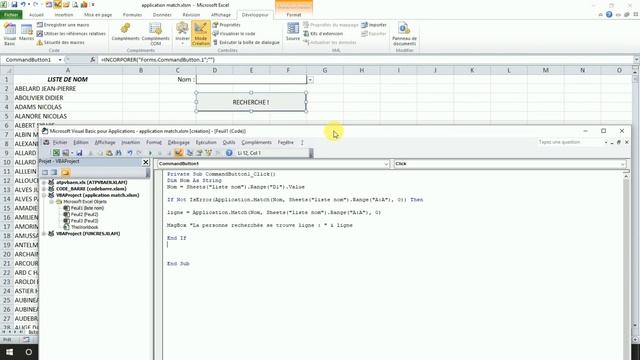 EXCEL VBA - APPLICATION.MATCH - Trouver la position d'une donnée dans une liste смотреть онлайн
