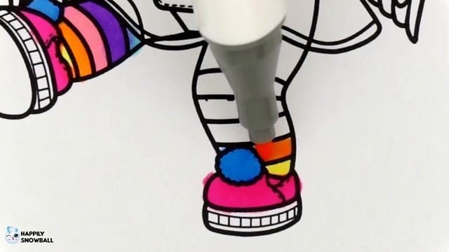 LOL Surprise Dolls Coloring Book Page Splatters, Honey Bun, Rainbow Raver L.O.L. | HAPPILY SNOWBALL смотреть онлайн