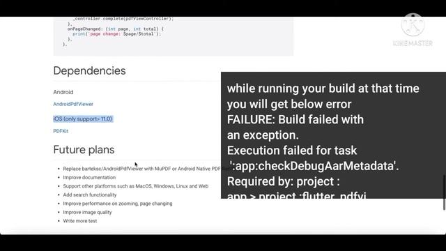 Fixed error execution failed for task ':app:checkDebugAarMetadata' (flutter_pdfview) смотреть онлайн