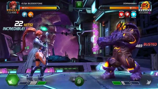 Elsa Bloodstone vs Dormammu (diss track node) | MARVEL Contest of Champions смотреть онлайн
