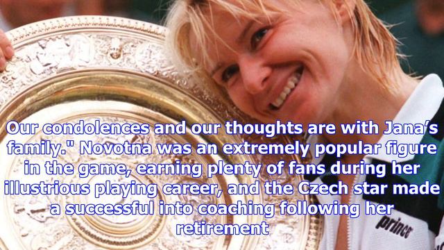 Jana novotna, 1998 wimbledon champion, dies aged 49 смотреть онлайн