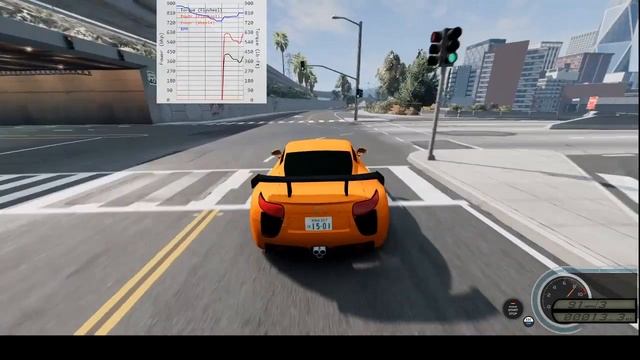 Lexus LFA Terrorizes Traffic! Beautiful Exhaust Note, Complete Traction Control Delete. Beamng.driv