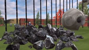 ROBOT PACMAN VS MONSTER PACMAN USE POKEMON NEW ADVENTURE in the cage