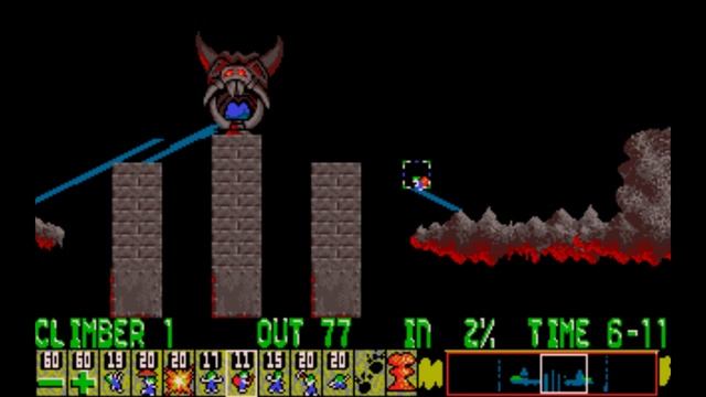 Lemmings [PC] - Level 10 (Tricky) смотреть онлайн