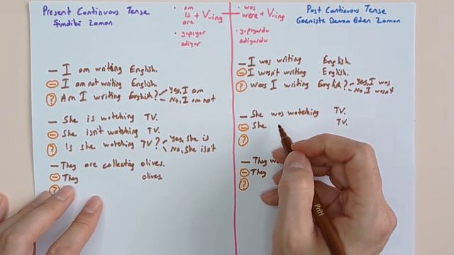 11 - Present Continuous Tense vs Past Continuous Tense - Şimdiki Zaman ve Geçmişte Devam Eden Zaman смотреть онлайн