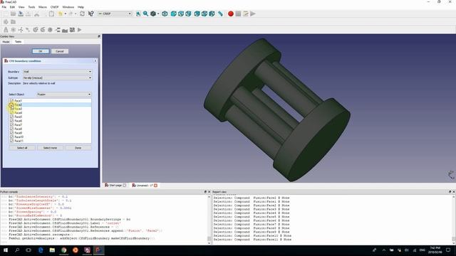 FreeCAD Openfoam CFD Workbench смотреть онлайн