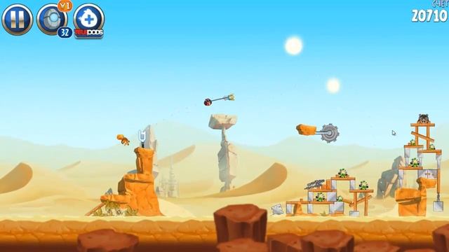 Мультик Игра для детей Энгри Бердс. Прохождение Angry Birds Star Wars 2 серия 11 смотреть онлайн