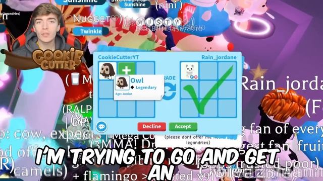 Trading TOP 10 Rarest Adopt Me Pets 2023! Rich Server смотреть онлайн