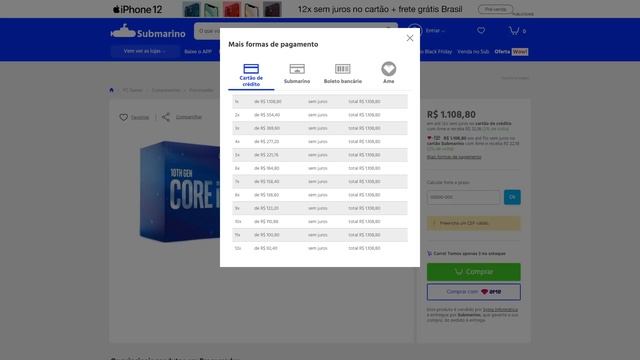 Promoções Hardware 18/11 ! Ultimas da noite ! i5 10400 R$ 1100 em 12X + Gabinete TOP 3 FAN R$ 209 смотреть онлайн