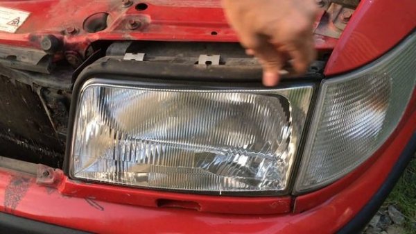 ЛИНЗОВАННЫЕ ФАРЫ ОТ AUDI A6 C4 НА AUDI 100 C4