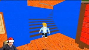 ПРИВЕТ СОСЕД в ROBLOX Альфа 2 Что скрывает сосед у себя в подвале видео от канала FFGTV