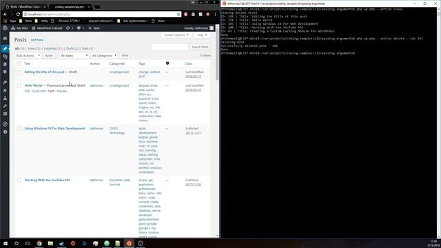 Code Sample: How to Pass Arguments to PHP CLI (Part 2) смотреть онлайн