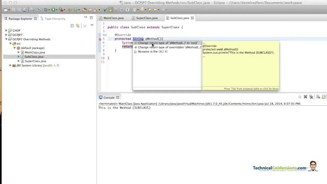 Java Programming Tutorial - 02 - Overriding Methods смотреть онлайн