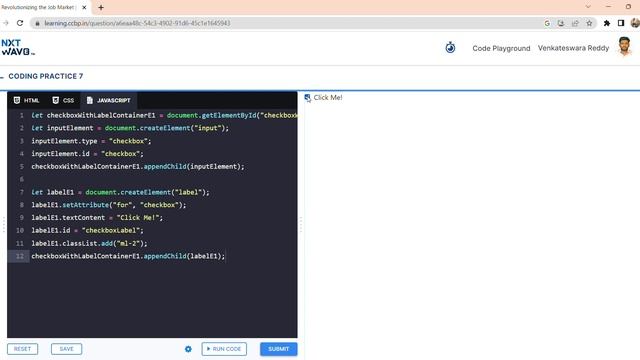 Javascript coding practice 7 || checkbox with label || nxtwave ccbp 4.0|| ull details|| #javascript смотреть онлайн