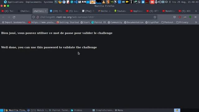 Weak password Web server (root-me.org) смотреть онлайн