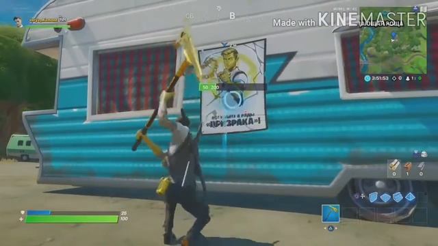 Где найти плакаты в игре Fortnite. Испытания Дедпула. смотреть онлайн