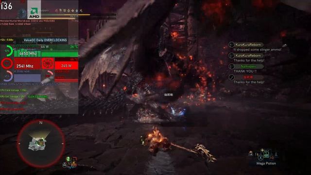 AMD RX6800 GPU Overclock + Ryzen 5600G OC Monster Hunter World Gameplay смотреть онлайн