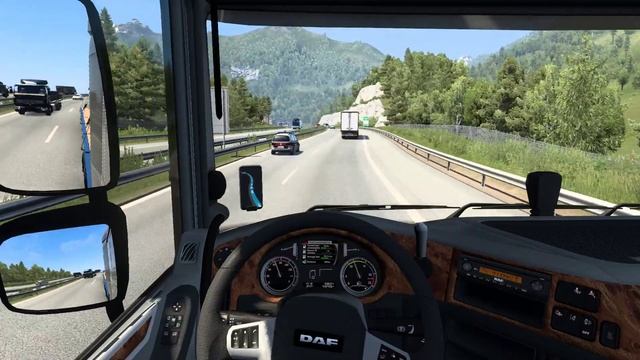 The new Tauernautobahn A10! | ETS2 1.41 | ProMods 2.56 | DAF XF 106.460 | Ljubljana — Linz смотреть онлайн