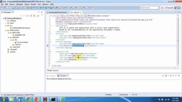 JDBC|Servlets : Tomcat Connection Pooling - DBCP- Oracle смотреть онлайн