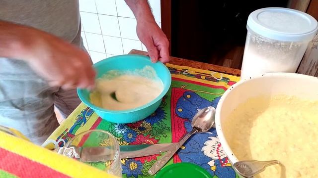 Заливной рулет из лаваша с тврожно-банановой начинкой!