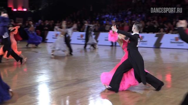 Dmitry Zharkov - Olga Kulikova RUS, Slow Foxtrot | ROC 2018 WDSF GrandSlam Standard смотреть онлайн