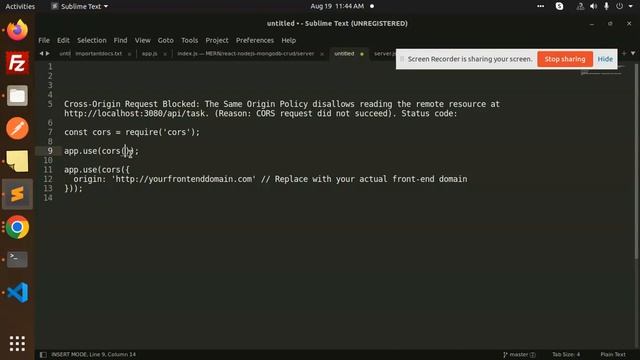 Cross-Origin Request Blocked: The Same Origin Policy disallows reading the remote resource Node js смотреть онлайн