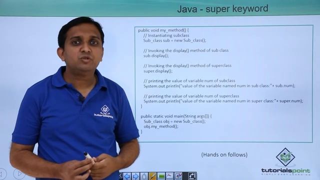 Java - Super Keyword смотреть онлайн