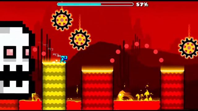 GEOMETRY DASH: PRESS START прохождение на 3 ЗВЕЗДЫ смотреть онлайн