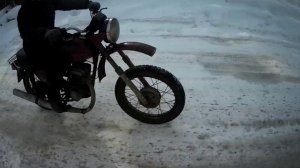 Тест кроссового мотоцикла Минск!