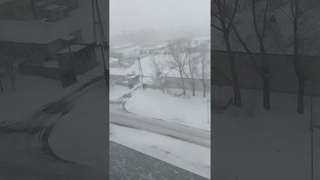 мощный Снегопад ?️❄️ В город Павлодар из Қазақстана 15 Апреля 2023 год. смотреть онлайн