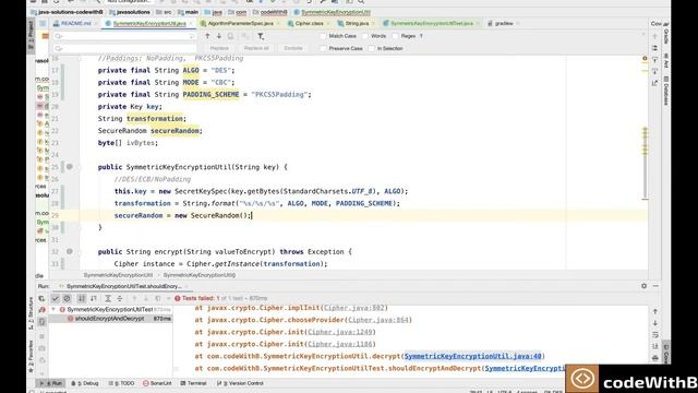 DES encryption implementation in java смотреть онлайн