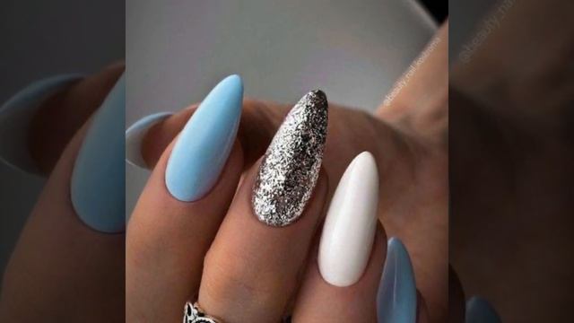 Самый Модный маникюр Зима 2022 - фото, тренды, дизайн | Новогодний праздничный маникюр смотреть онлайн