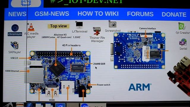 Armbian mod demo on Orange pi one with Qt смотреть онлайн