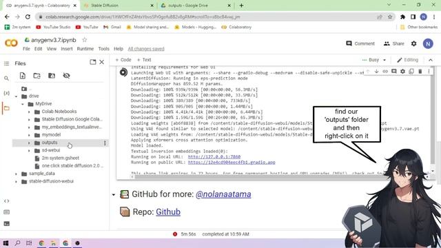 Automatically Save Images to Google Drive - Stable Diffusion Google Colab AUTOMATIC1111 web ui смотреть онлайн