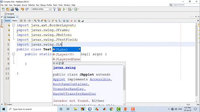 Graphical User Interfaces in Java, BorderLayout class and creating complex GUIs in Java смотреть онлайн