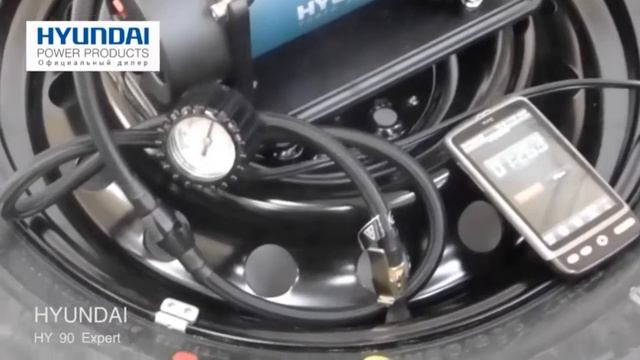 Автомобильный компрессор Hyundai HY 90 Expert смотреть онлайн