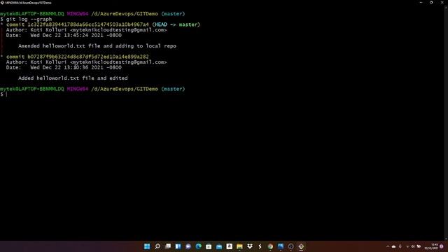 GIT - Amend Changes To Existing Commit in Local GIT Repository смотреть онлайн