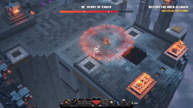 Minecraft Dungeons (PC) walkthrough - FINAL BOSS - Arch Illager смотреть онлайн